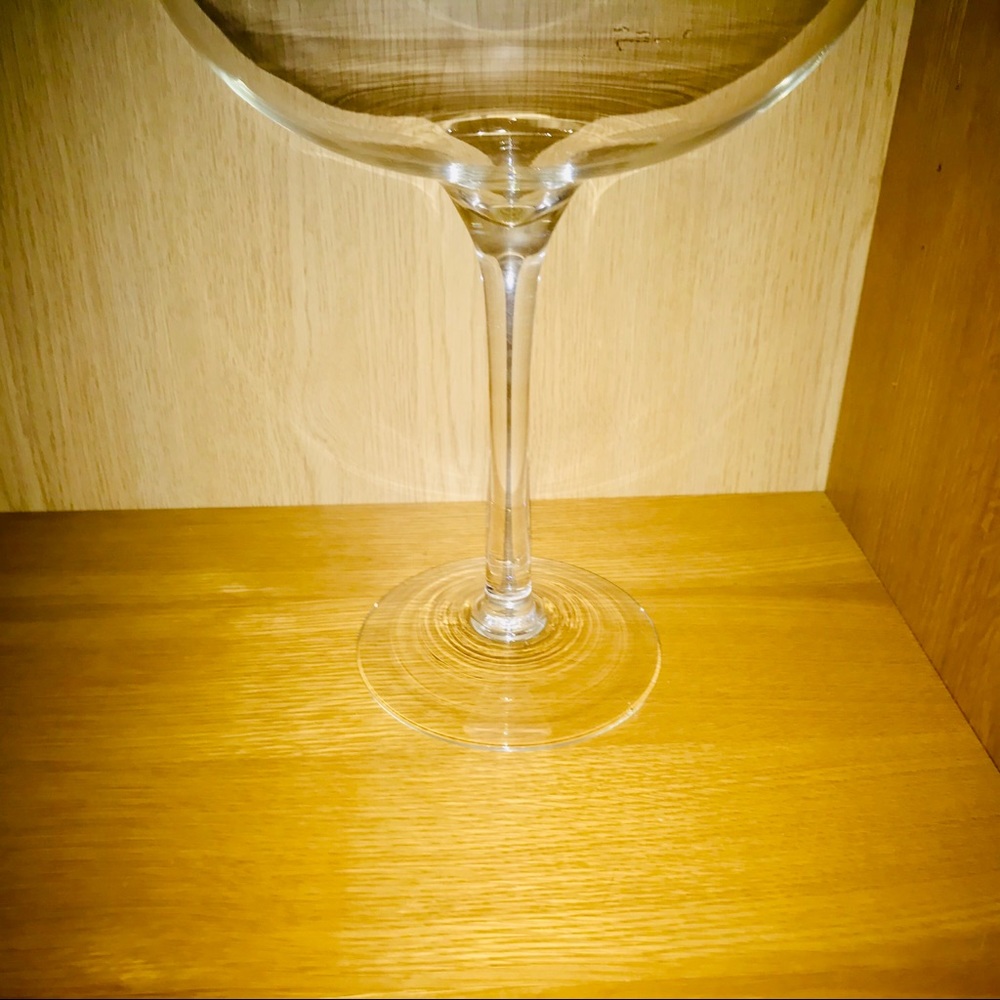 New Tall Glass Compote 22 1/2” Tall 7 7/8” Rim - Picture 8 of 16